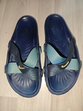 Blaue Damen Badeschuhe Schlappen von NIKE vermutlich Größe 37 gebraucht + gut!