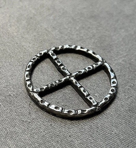Anhänger sonnenrad edelstahl - anhänger,
