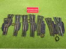 Fleischmann etc H0 Konvolut vers. Weichen mit Antrieb (UW) C1479