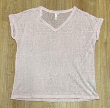 QS Damen Shirt kurzarm Gr. XL rosa