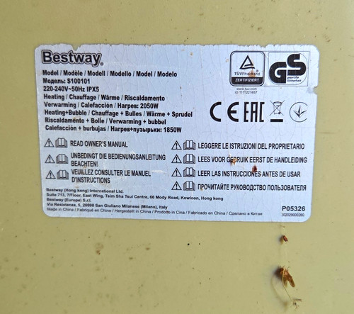 Bestway lay spa filterpumpe - lay-z-spa,