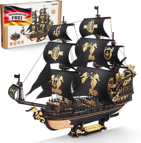Holzpuzzle modellbau boot - holzpuzzle,