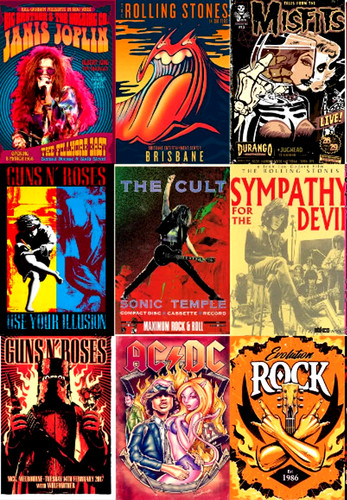 Musik blechschilder vintage - musik,