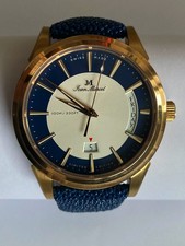 Jean Marcel limited Edition ETA 2836-2 Automatik, JM A8A, Gold-Blau, ungetragen 