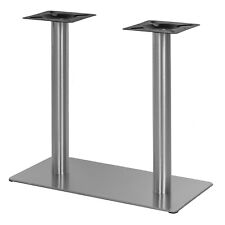 Edelstahl Doppel Tischgestell Untergestell Tischfuß Bistro Gastro Tisch