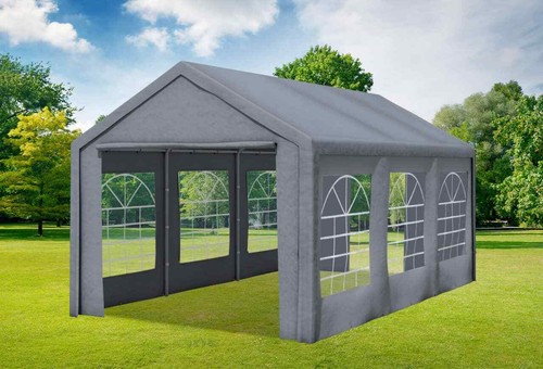 Partyzelt 3x6 grau - partyzelt,