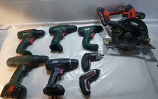 8 tlg. Akku-Werkzeug Konvolut :  7 Akkuschrauber, 1 Handkreissäge, defekt