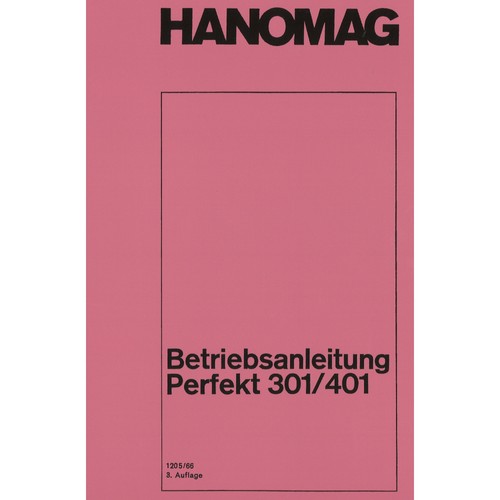Hanomag perfekt 301 401 - perfekt, 301/401