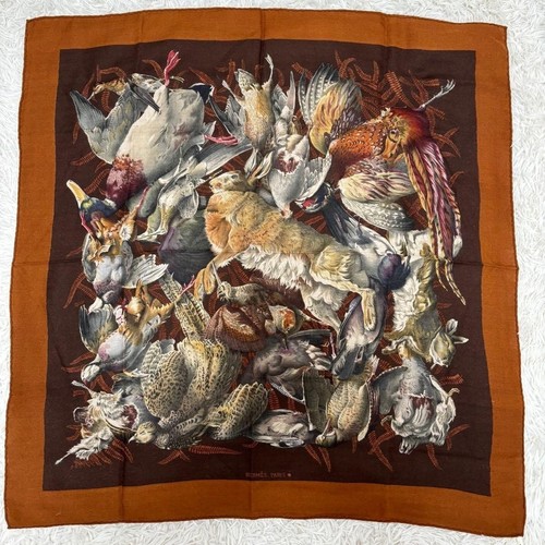 Hermes cashmere silk scarf - silk,