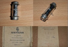 1 Stück Sicherung Blitzschutz Funkenstrecke ES Sich 35a 350V Siemens Antenne NEU