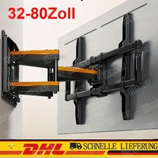 TV Wandhalterung für 32-80 Zoll Schwenkbare Wandhalter Fernseher Neigbare