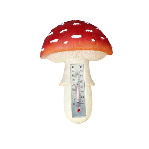 Wand thermometer fliegenpilz - wand,