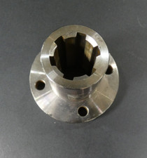 Keilnabe mit Flansch / Nabe für Keilwelle  21 x 25 | Stahl | Lochkreis 48mm