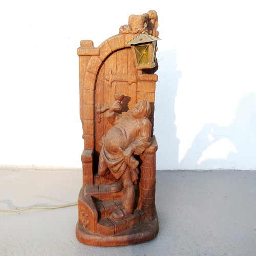 Holz figur mönch - mönch, unter
