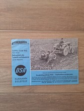 KUXMANN DSR PROSPEKT BROSCHÜRE 1954 IN DEUTSCH VORRATSRODER