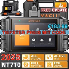 FOXWELL NT710 Profi KFZ OBD2 Diagnosegerät Auto Scanner ALLE SYSTEM E~U Coding