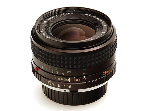 Minolta weitwinkel objektiv - minolta,