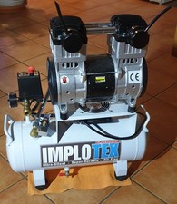 1500W 2PS 18L Silent Flüsterkompressor Druckluftkompressor 60dB leise IMPLOTEX