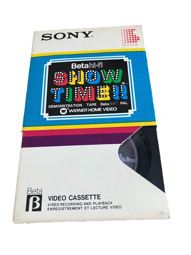 Betamax sony demotape - sony,