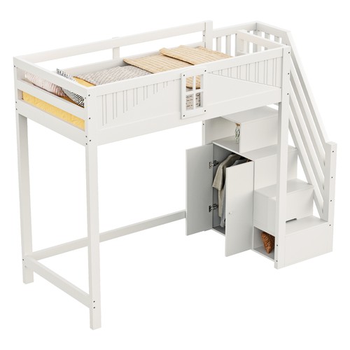 Sonnenh hochbett weiß x - weiß, 90