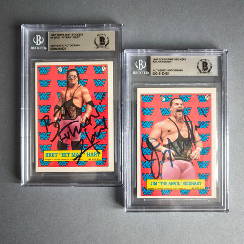 Bgs 1987 wwf topps hart - 1987,