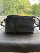 Fendi By The Way Tasche Bag Schwarz Croc Tail Black Leather
