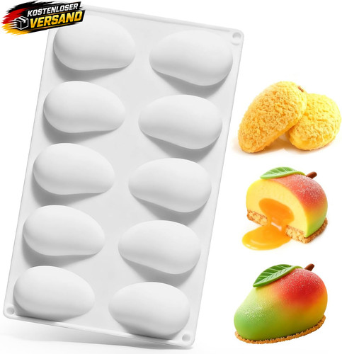 Silikonform mango - mango, 3d
