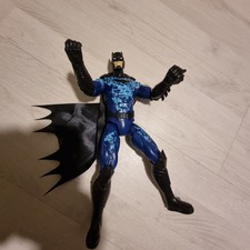 DC Comics Batman 12-Inch Bat-Tech Tactical Action Figure (Blue Suit) by Mattel
