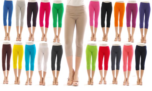 Capri hose damen - 3/4, baumwolle