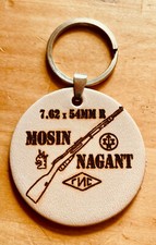Leder anhänger mosin nagant - anhänger,