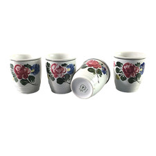 Lilien Porzellan Becher Blumen Austria 7, 6 cm Milchbecher Kinderbecher