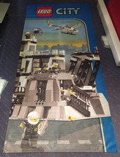 LEGO Display Flag City 2005 Police Banner RARE Store merchandise Cit05PolBan1