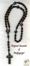 Medjugorje Holz Rosenkranz