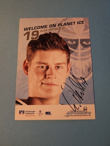 Del eishockey autogrammkarte - del,