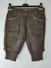 Ladies biker capri pants cargo