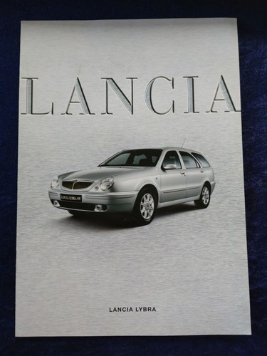 Lancia lybra prospekt 2002 - lancia,