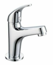 Kaltwasser Waschtischarmatur Standventil Wasserhahn Gäste WC Bad inkl. Schlauch