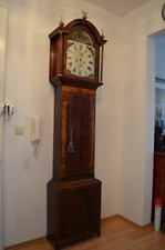 Standuhr antik ca. 1840 Pendeluhr englisch überholt