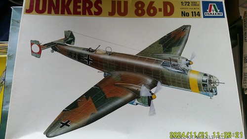 Italeri 114 junkers d - ju, 86