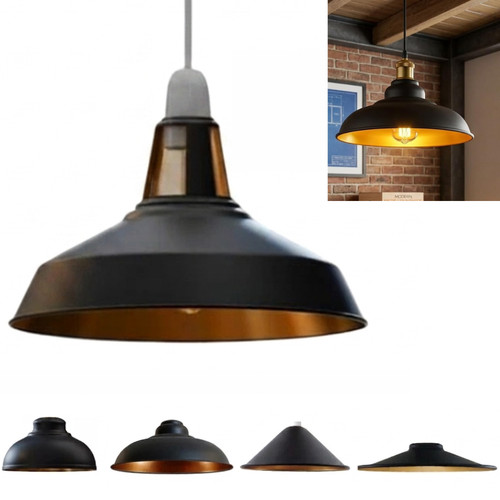 Vintage metall lampenschirm - vintage,