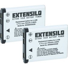 2x Akku für Casio Exilim EX-Z330 EX-Z350 EX-Z550 EX-Z800 EX-Z280 700mAh 3,7V