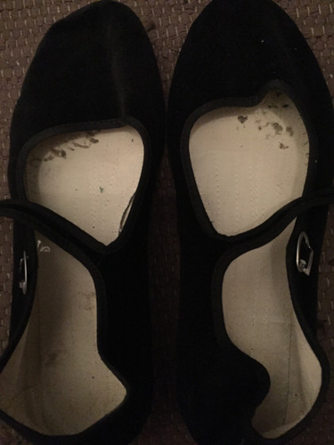 Damen samt riemchen ballis - damen,