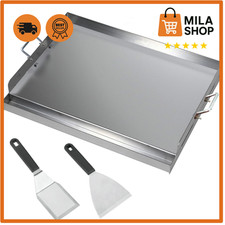 Grillplatte Edelstahl Plancha