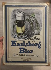 Karlsberg Bier Blechschild Werbeschild Edition Nr. 2 Motiv 2 Sammler Neu 30x40cm
