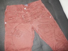 883Police LANCIA Herren Slim-fit Cargo Jeans Jogger Größe W32 L32, rot #102436