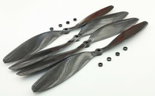 2x Carbon CFK Luftschrauben 11x4,7 rechts & links (CW & CCW) Propeller Set