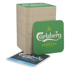 100x Carlsberg Bier Bierdeckel