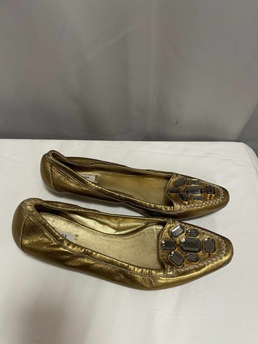 Prada ballerinas gold strass - gold,