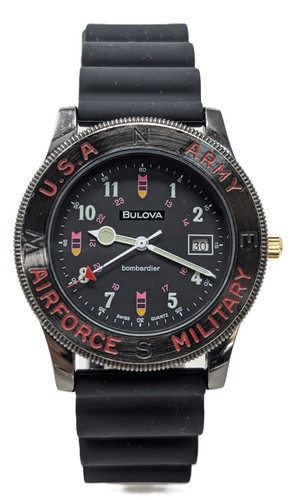 Bulova bombardiere military - bulova,