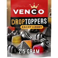 Droptoppers zacht zoet 225 - droptoppers,